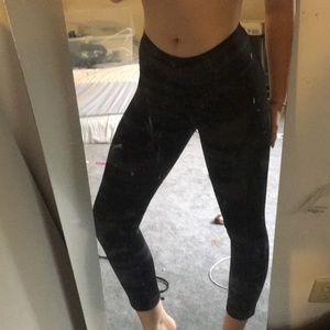 Puma mid-rise stripped leggings